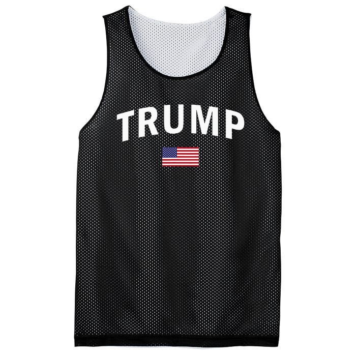 Trump Us President Sports American 2024 Maga Usa Flag Mesh Reversible Basketball Jersey Tank