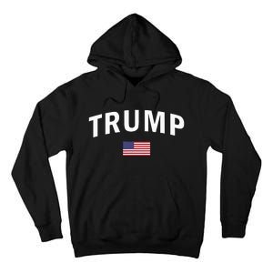 Trump Us President Sports American 2024 Maga Usa Flag Tall Hoodie