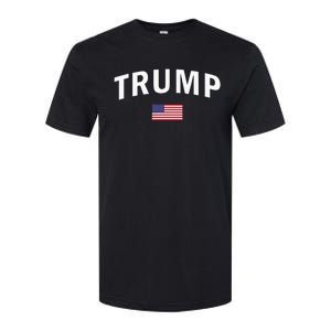 Trump Us President Sports American 2024 Maga Usa Flag Softstyle CVC T-Shirt