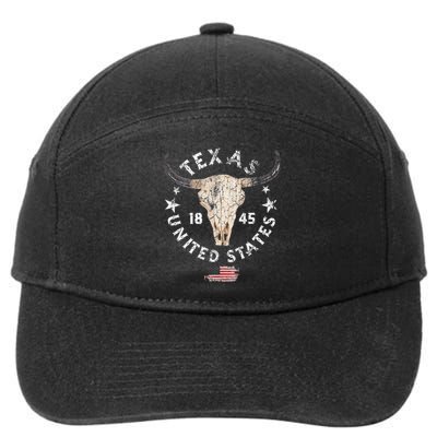 Texas USA Pride since 1845 Texas fan 7-Panel Snapback Hat