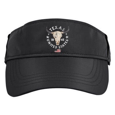 Texas USA Pride since 1845 Texas fan Adult Drive Performance Visor