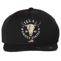 Texas USA Pride since 1845 Texas fan Wool Snapback Cap