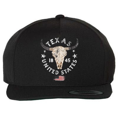 Texas USA Pride since 1845 Texas fan Wool Snapback Cap