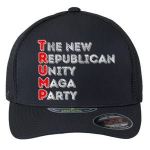 Trump Unity Party Maha Maga Sequel Winner 2024 Flexfit Unipanel Trucker Cap