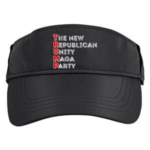 Trump Unity Party Maha Maga Sequel Winner 2024 Adult Drive Performance Visor