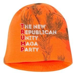 Trump Unity Party Maha Maga Sequel Winner 2024 Kati - Camo Knit Beanie