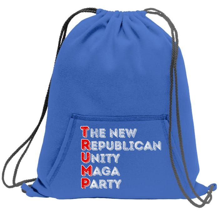 Trump Unity Party Maha Maga Sequel Winner 2024 Sweatshirt Cinch Pack Bag