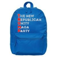 Trump Unity Party Maha Maga Sequel Winner 2024 16 in Basic Backpack