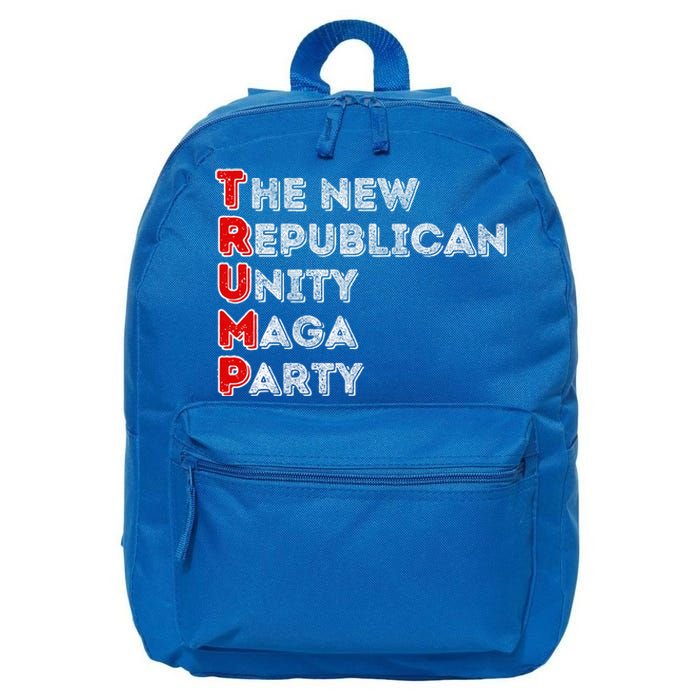 Trump Unity Party Maha Maga Sequel Winner 2024 16 in Basic Backpack