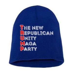 Trump Unity Party Maha Maga Sequel Winner 2024 Short Acrylic Beanie