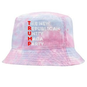 Trump Unity Party Maha Maga Sequel Winner 2024 Tie-Dyed Bucket Hat