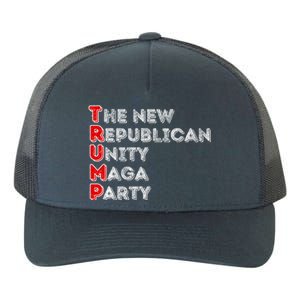 Trump Unity Party Maha Maga Sequel Winner 2024 Yupoong Adult 5-Panel Trucker Hat