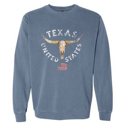 Texas USA Pride since 1845 Texas fan Garment-Dyed Sweatshirt