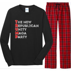 Trump Unity Party Maha Maga Sequel Winner 2024 Long Sleeve Pajama Set