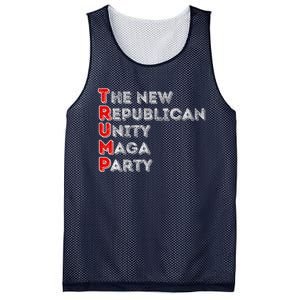 Trump Unity Party Maha Maga Sequel Winner 2024 Mesh Reversible Basketball Jersey Tank