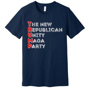 Trump Unity Party Maha Maga Sequel Winner 2024 Premium T-Shirt