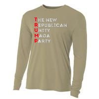 Trump Unity Party Maha Maga Sequel Winner 2024 Cooling Performance Long Sleeve Crew