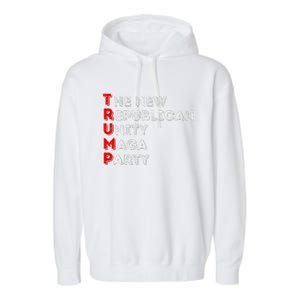 Trump Unity Party Maha Maga Sequel Winner 2024 Garment-Dyed Fleece Hoodie