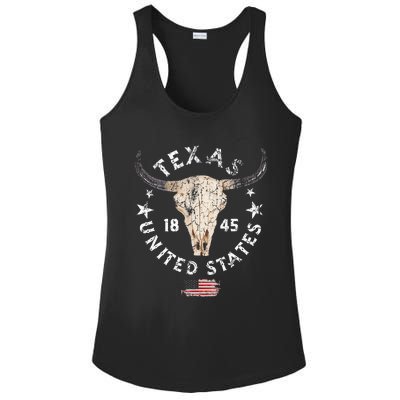 Texas USA Pride Since 1845 Texas Fan Ladies PosiCharge Competitor Racerback Tank