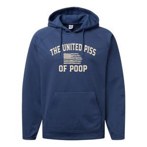 The United Piss Of Poop Performance Fleece Hoodie