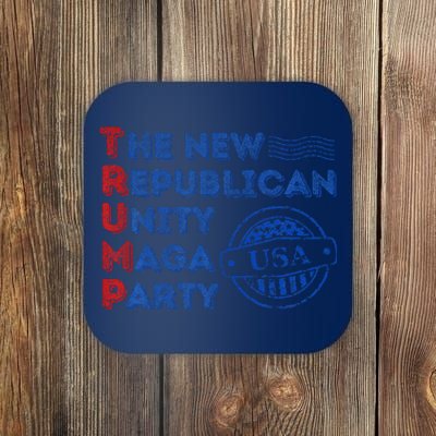 Trump Unity Party Maga Sequel 2024 Coaster