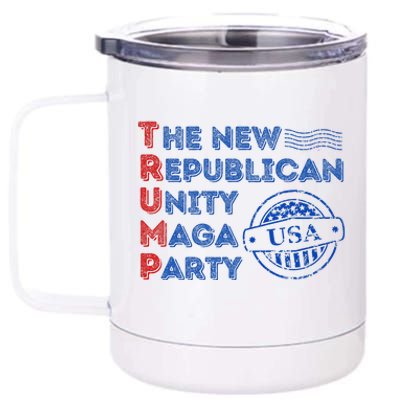 Trump Unity Party Maga Sequel 2024 12 oz Stainless Steel Tumbler Cup