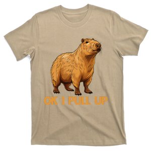 The Urban Rescue Ranch Funny Capybara Ok I Pull Up T-Shirt