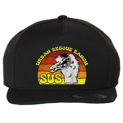 The Urban Rescue Ranch Protect Animals Animal Lover Wool Snapback Cap