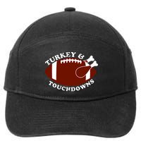 Turkey And Touchdowns 7-Panel Snapback Hat