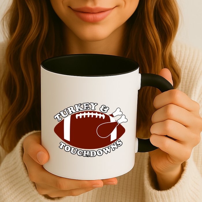 Turkey And Touchdowns Mug