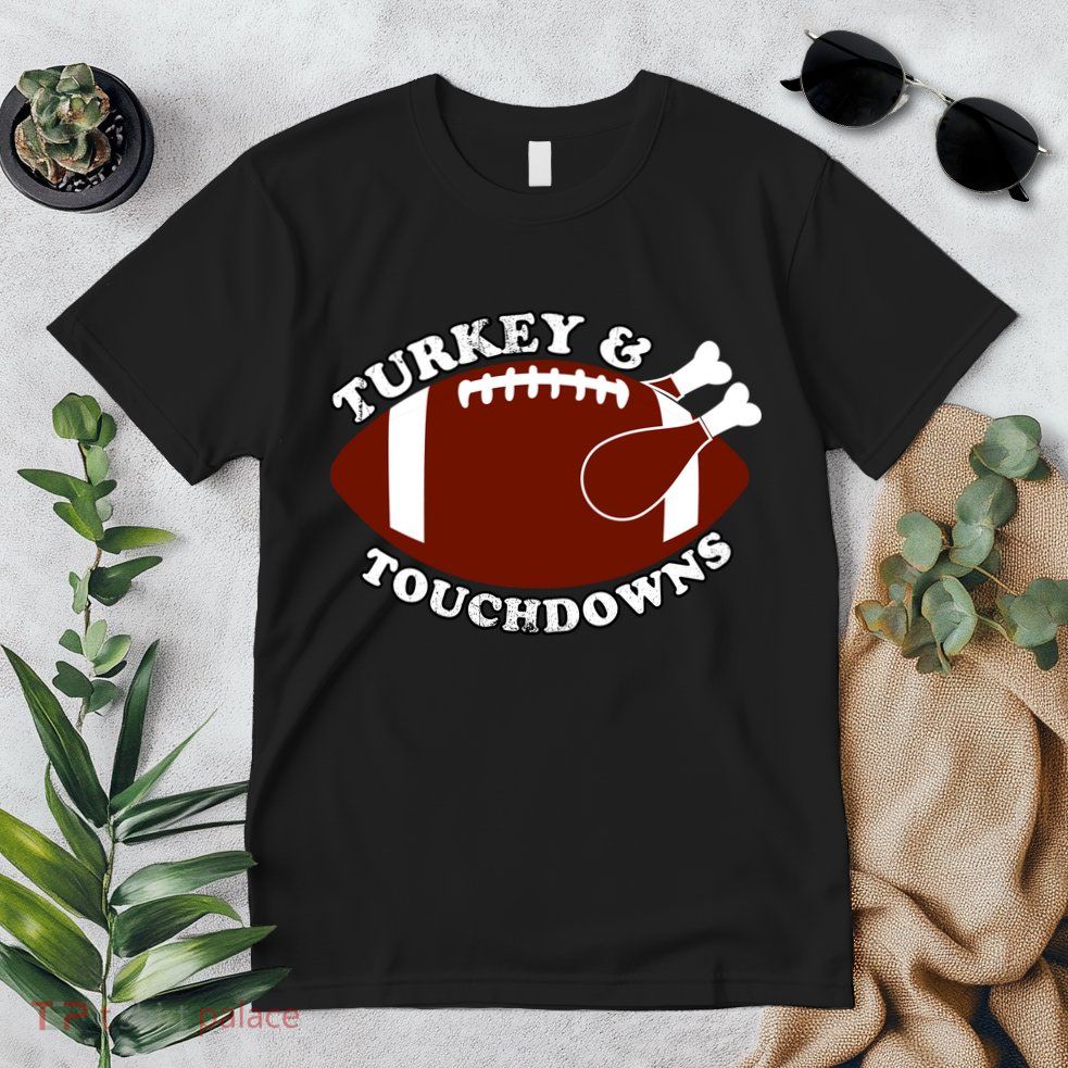 Turkey And Touchdowns Premium T-Shirt