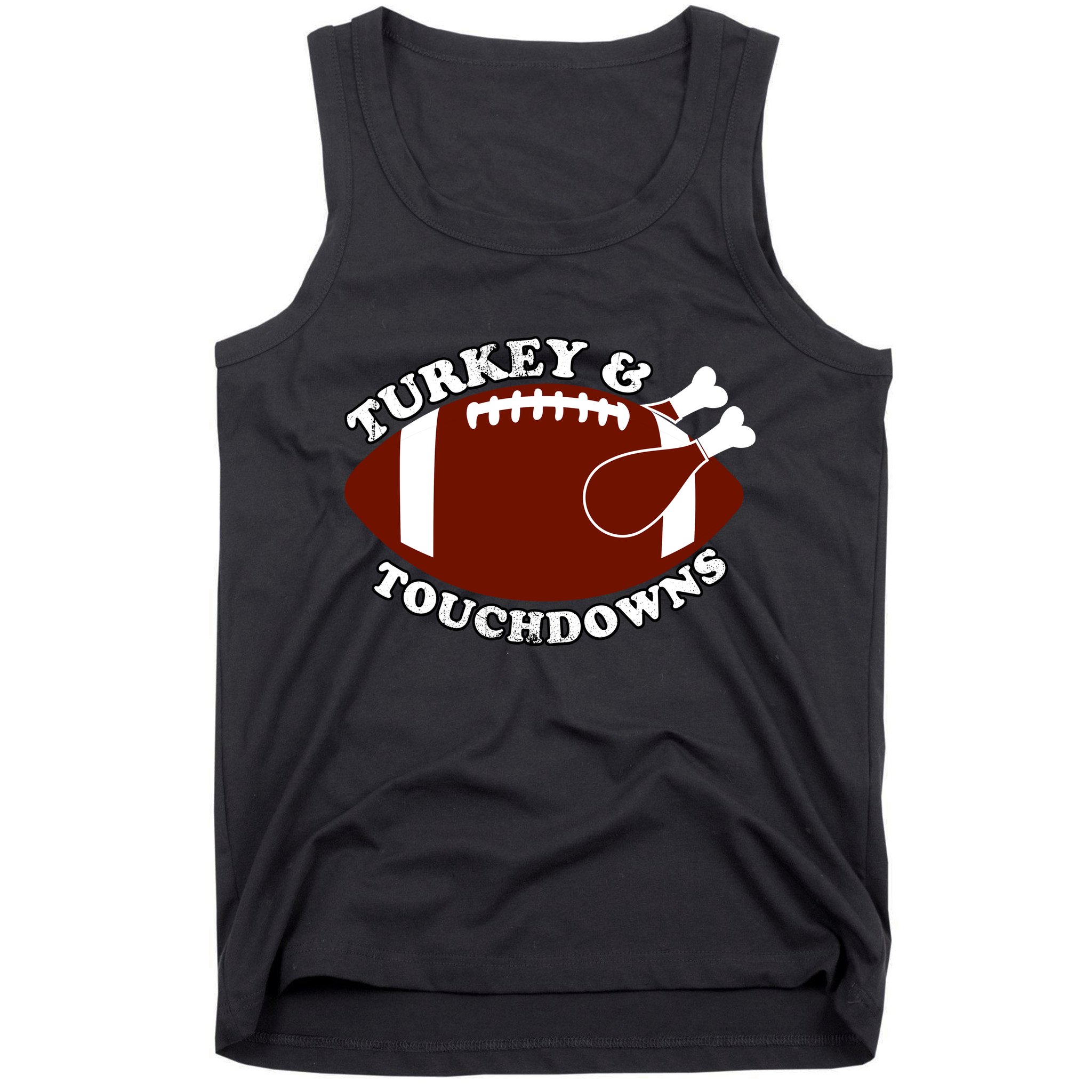 Turkey And Touchdowns Tank Top