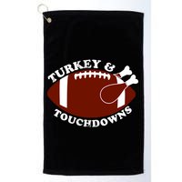 Turkey And Touchdowns Golf Towel