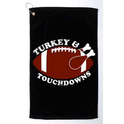 Turkey And Touchdowns Platinum Collection Golf Towel