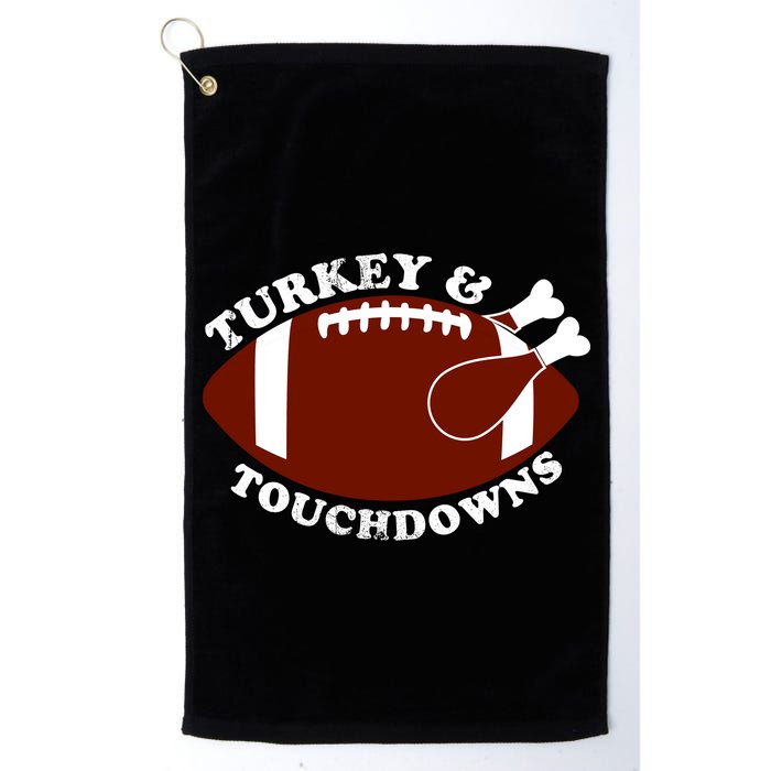 Turkey And Touchdowns Golf Towel