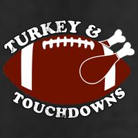 Turkey And Touchdowns Golf Towel