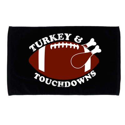 Turkey And Touchdowns Microfiber Hand Towel