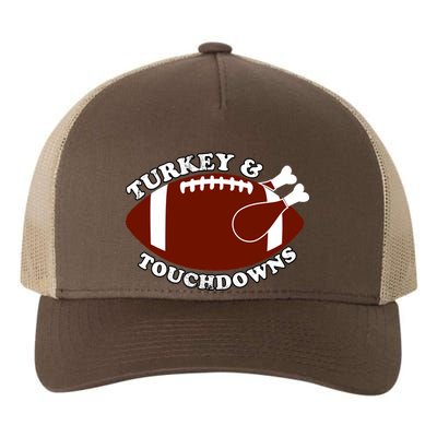 Turkey And Touchdowns Yupoong Adult 5-Panel Trucker Hat