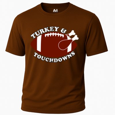 Turkey And Touchdowns Performance Shirt