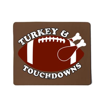 Turkey And Touchdowns Mousepad