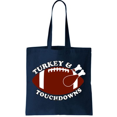 Turkey And Touchdowns Tote Bag