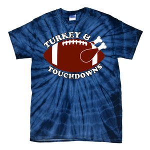 Turkey And Touchdowns Tie-Dye T-Shirt