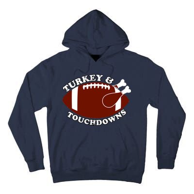 Turkey And Touchdowns Tall Hoodie