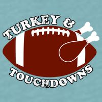 Turkey And Touchdowns Sueded Cloud Jersey T-Shirt