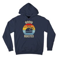 Turkey Boom Roasted Vintage Funny Holiday Hoodie