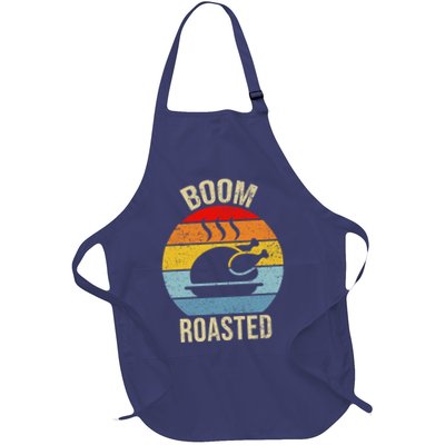 Turkey Boom Roasted Vintage Funny Holiday Apron