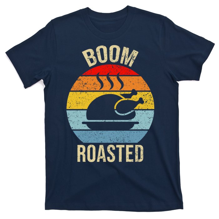 Turkey Boom Roasted Vintage Funny Holiday T-Shirt