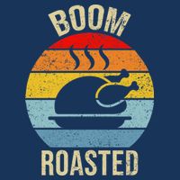 Turkey Boom Roasted Vintage Funny Holiday Beanie