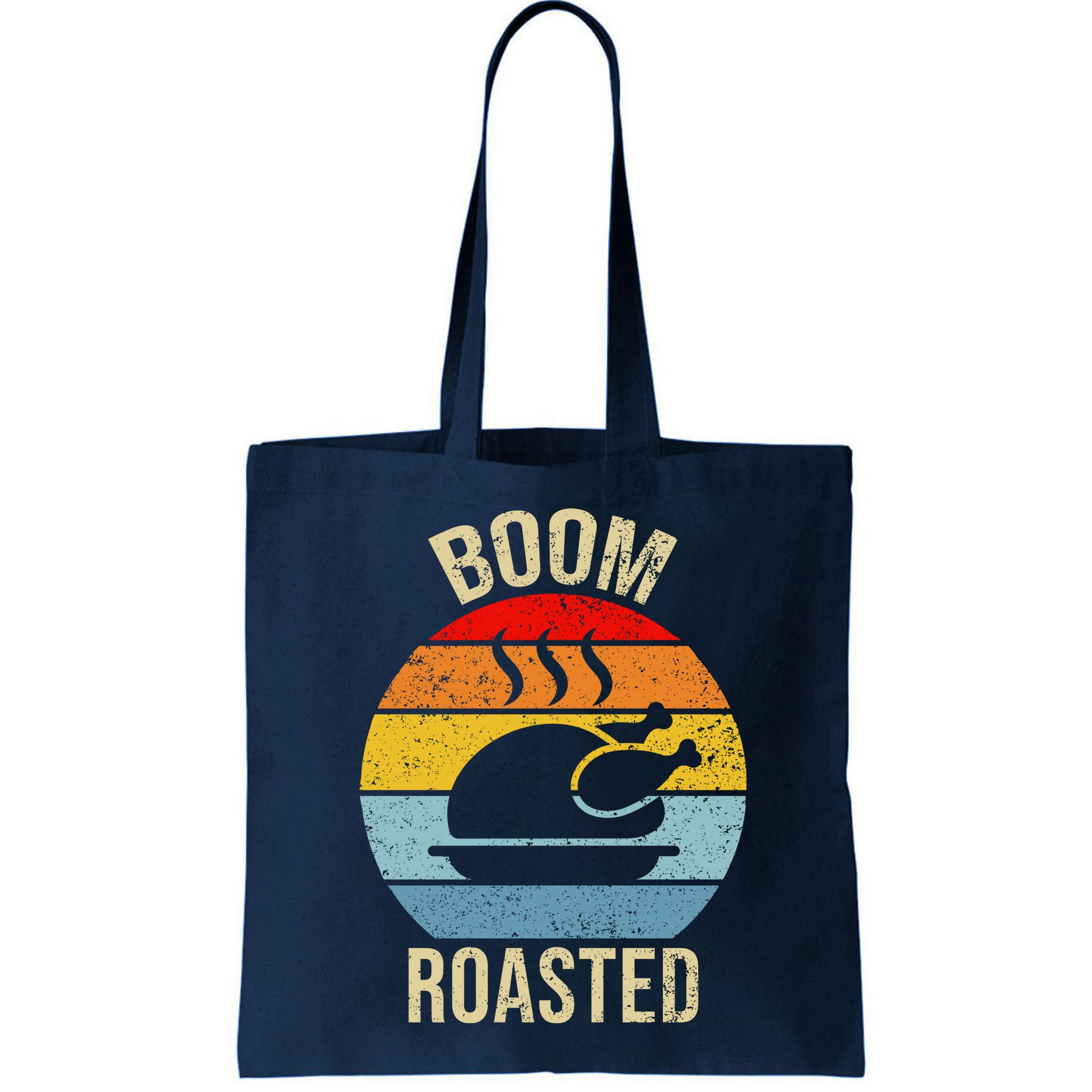 Turkey Boom Roasted Vintage Funny Holiday Bag