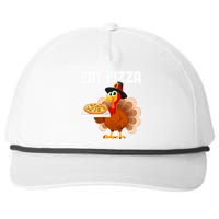 Turkey Eat Pizza Funny Snapback Five-Panel Rope Hat